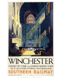 Winchester Inside Cathedral Art