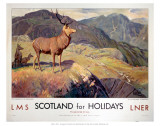Scotland for Holidays Poster
