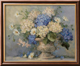 Blue and White Delight Prints by Barbara Mock