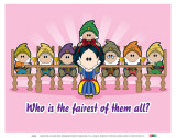 Weenicons: Who Is the Fairest of Them All Affiches