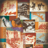 Ski Lodges Poster av Val Bustamonte