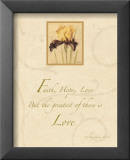 Inspirational Iris III Plakat av Cheri Blum