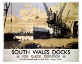South Wales Docks Posters