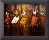 Bailarinas africanas Póster por Upjohn
