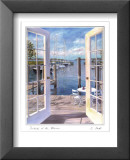 Dockside at the Marina Poster af Carol Saxe Dockside at the Marina Poster af Carol Saxe