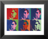 Ensemble de six autoportraits, 1967 Affiches par Andy Warhol