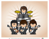 Weenicons: Fab Four, She Loves You Affiches