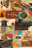 Coffee Print by Val Bustamonte