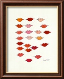 Lips Prints by Andy Warhol