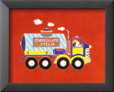 Dog in Milktruck II Print by Shelly Rasche