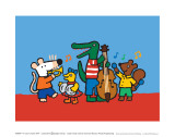 Maisy and the Band Print by Lucy Cousins