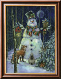 Dapper Snowman Pósters por Donna Race Dapper Snowman Pósters por Donna Race