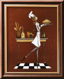 Sassy Chef I Prints by Mara Kinsley