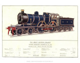 Express Passenger Locomotive, No.1853, Great Eastern Railway Prints