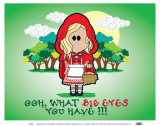 Weenicons: Ooh What Big Eyes You Have Affiches
