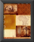 Collage africano II Láminas por Tom Alan