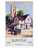Suffolk Church, Horse and Cart Kunst