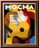 Cubist Mocha Art par Eli Adams