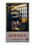 Norwich Inside Tudor Building Affiches