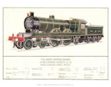 Express Passenger Locomotive, No.730, North Eastern Railway Print