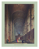 Inside King's College Print