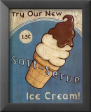 Soft Serve Ice Cream Plakater af Louise Max