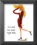 Wild Women: Live Well*** Affiches par Judy Kaufman