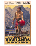 The Western Highlands of Scotland Pósters