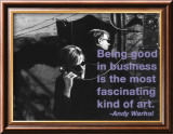 Good in Business Lámina por Billy Name