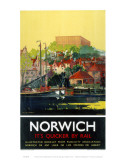 Norwich Yellow Sky Prints
