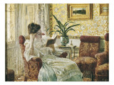Woman Reading Giclee Print by Ricardo Lopez Cabrera