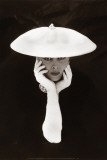 White Silk Poster