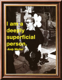 Deeply Superficial Posters par Billy Name