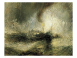 Snow Storm Giclée-tryk af William Turner