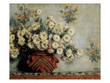 Chrysanthemums Giclee Print by Claude Monet