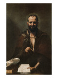 Democritus Giclée-tryk af Jusepe de Ribera