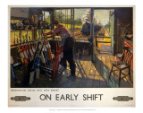 On Early Shift, Greenwood Signal Box, New Barnet Print