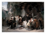 The Village Post Office Giclee Print by Frederick Goodall