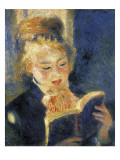 Girl Reading Giclee Print by Pierre-Auguste Renoir