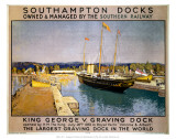 Southampton Docks Affiche