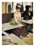In a Café or L'Absinthe (Dans Un Café Ou L'Absinthe) Giclee Print by Edgar Degas