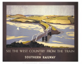 Country from the Train Poster
