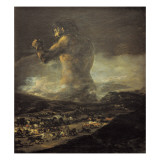 The Colossus Giclee Print by Francisco de Goya