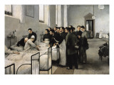 The Visit of the Doctor Giclée-Druck von Luis Jimenez Y Aranda