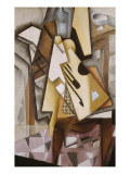 Guitar on a Chair Giclee Print by Juan Gris