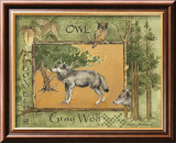 Gray Wolf Art by Anita Phillips