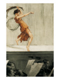Portrait of Isadora Duncan Gicléedruk van Auguste Francois Gorguet