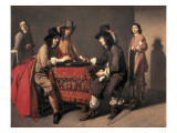 The Backgammon Players Reproduction procédé giclée par Mathieu Le Nain