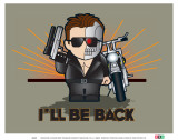 Weenicons: I'll Be Back Print