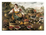 The Fruit Seller Giclee Print by Vincenzo Campi